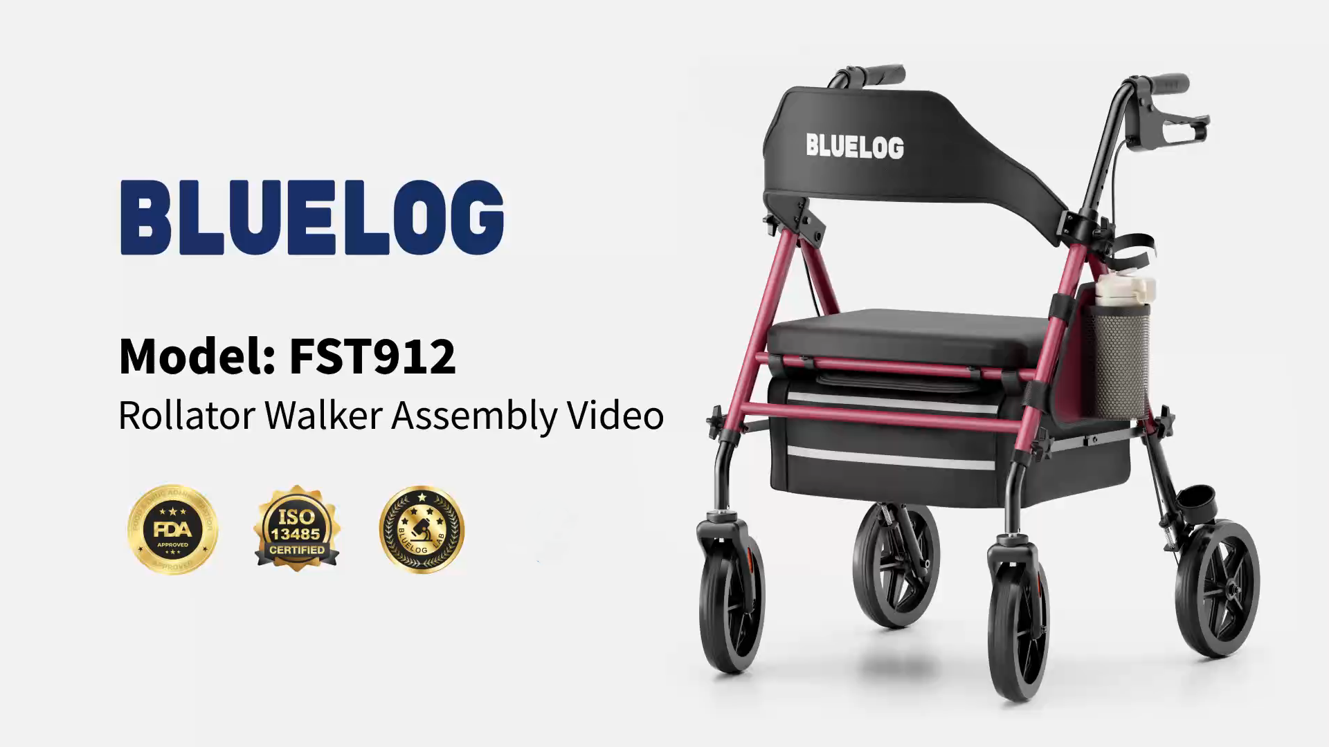 Amazon.com: Bluelog Walkers for Seniors Rollator Walkers with Seat